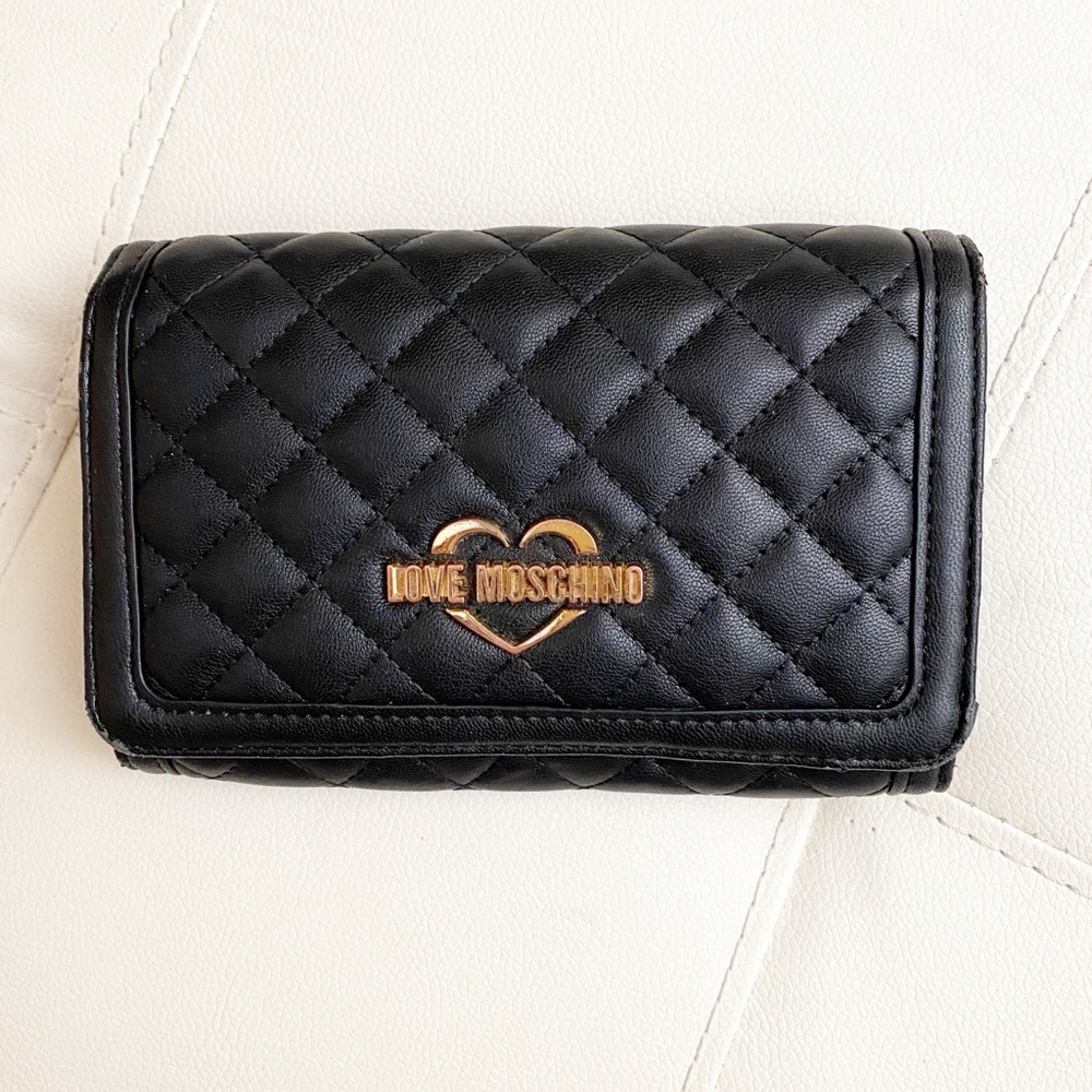 Love Moschino black wallet